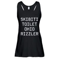 Skibiti Toilet Ohio Rizzler Funny Gen A Slang Ladies Essential Flowy Tank