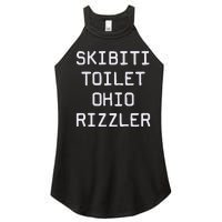 Skibiti Toilet Ohio Rizzler Funny Gen A Slang Women's Perfect Tri Rocker Tank