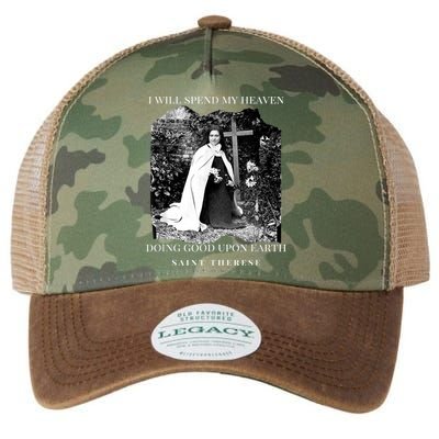 St Therese Of Lisieux Catholic Saint Quotes Legacy Tie Dye Trucker Hat