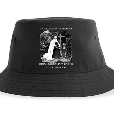 St Therese Of Lisieux Catholic Saint Quotes Sustainable Bucket Hat