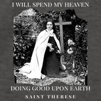 St Therese Of Lisieux Catholic Saint Quotes Vector Backpack