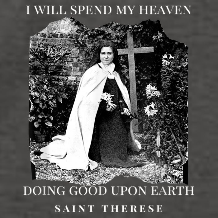 St Therese Of Lisieux Catholic Saint Quotes Vector Backpack