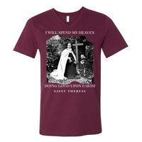 St Therese Of Lisieux Catholic Saint Quotes V-Neck T-Shirt