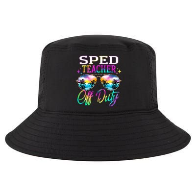 SPED Teacher Off Duty Last Day Of School Teacher Summer Cool Comfort Performance Bucket Hat