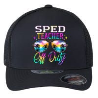 SPED Teacher Off Duty Last Day Of School Teacher Summer Flexfit Unipanel Trucker Cap