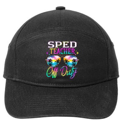 SPED Teacher Off Duty Last Day Of School Teacher Summer 7-Panel Snapback Hat