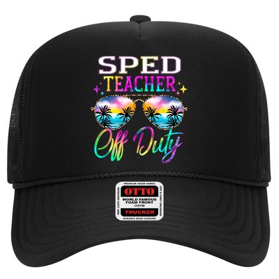 SPED Teacher Off Duty Last Day Of School Teacher Summer Trucker Hat