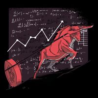 Stock Market Bitcoin Bull Toddler Hoodie