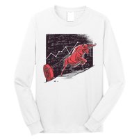 Stock Market Bitcoin Bull Long Sleeve Shirt