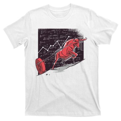 Stock Market Bitcoin Bull T-Shirt