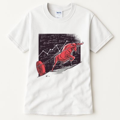 Stock Market Bitcoin Bull Tall T-Shirt