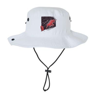 Stock Market Bitcoin Bull Bucket Hat