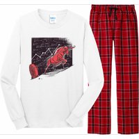 Stock Market Bitcoin Bull Long Sleeve Pajama Set