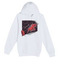 Stock Market Bitcoin Bull Premium Pullover Hoodie