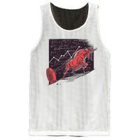 Stock Market Bitcoin Bull Mesh Reversible Basketball Jersey Tank