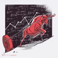 Stock Market Bitcoin Bull Premium T-Shirt