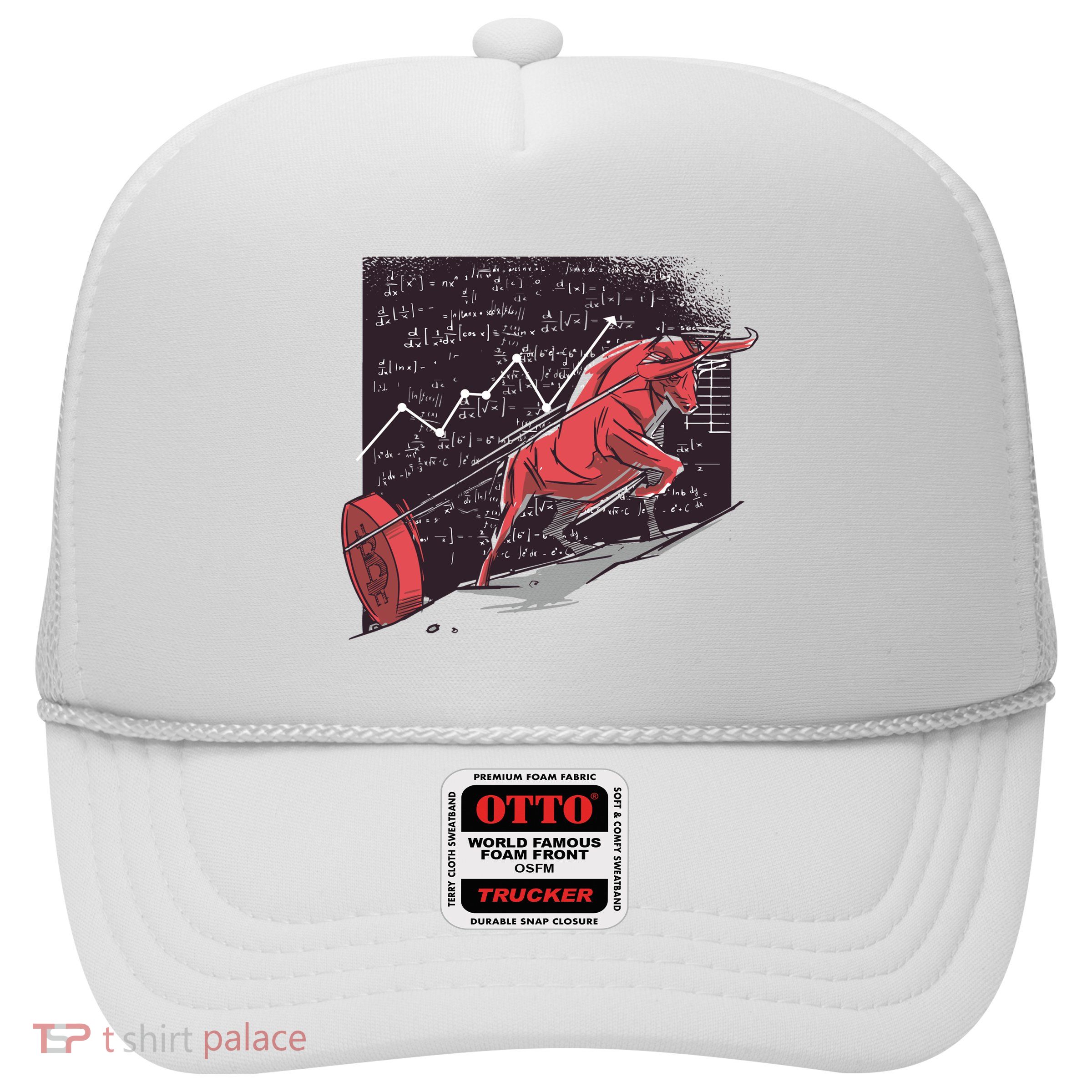 Stock Market Bitcoin Bull Trucker Hat