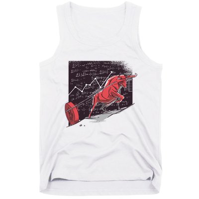 Stock Market Bitcoin Bull Tank Top
