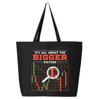 Stock Market Graph Bigger Picture 25L Jumbo Tote