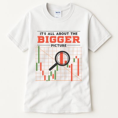 Stock Market Graph Bigger Picture Tall T-Shirt