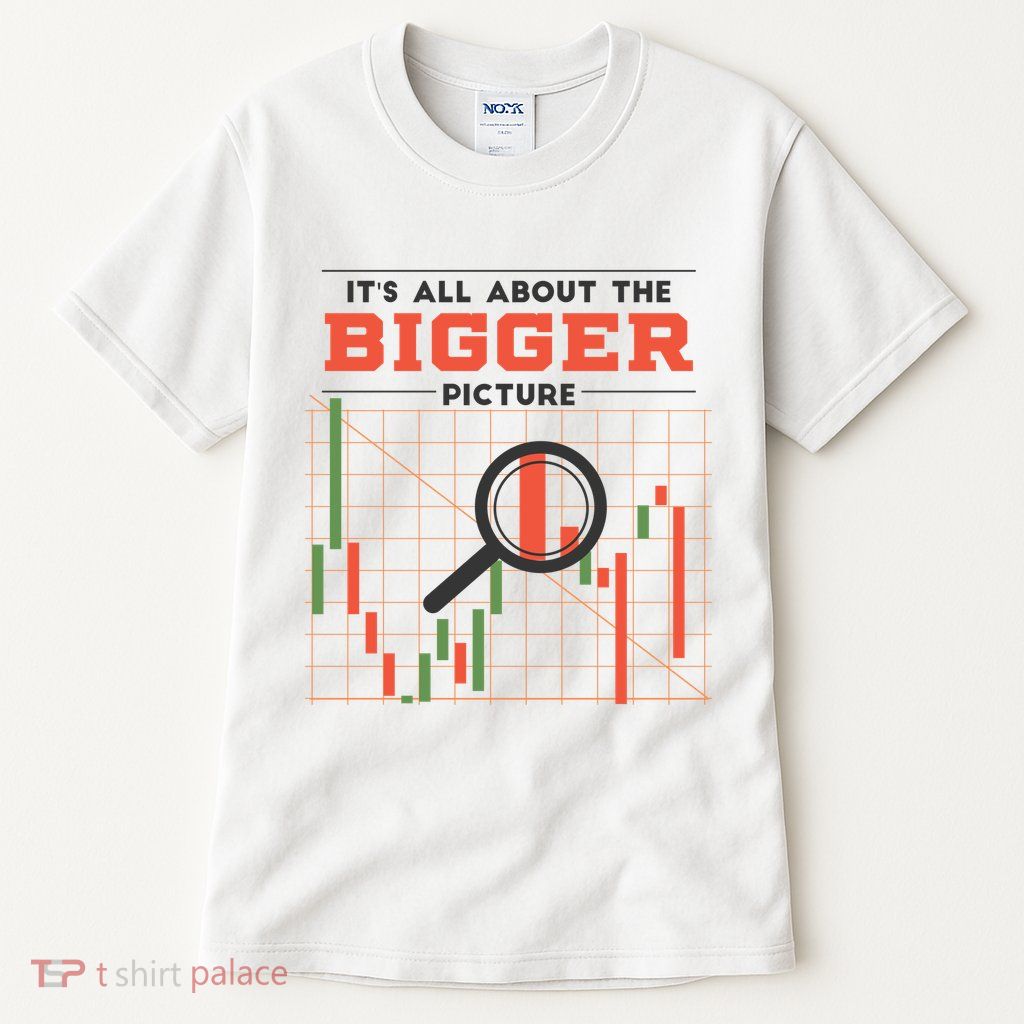 Stock Market Graph Bigger Picture Tall T-Shirt