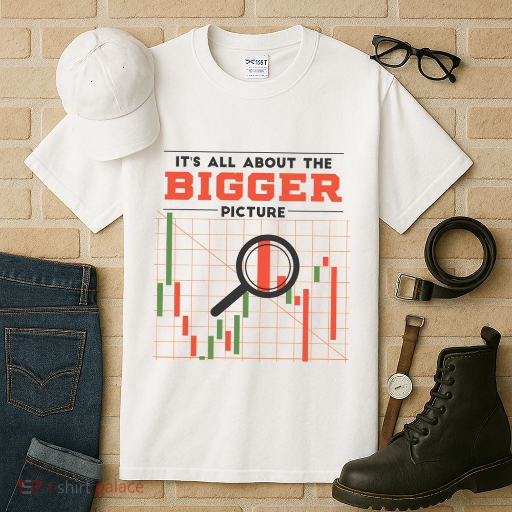 Stock Market Graph Bigger Picture Tall T-Shirt