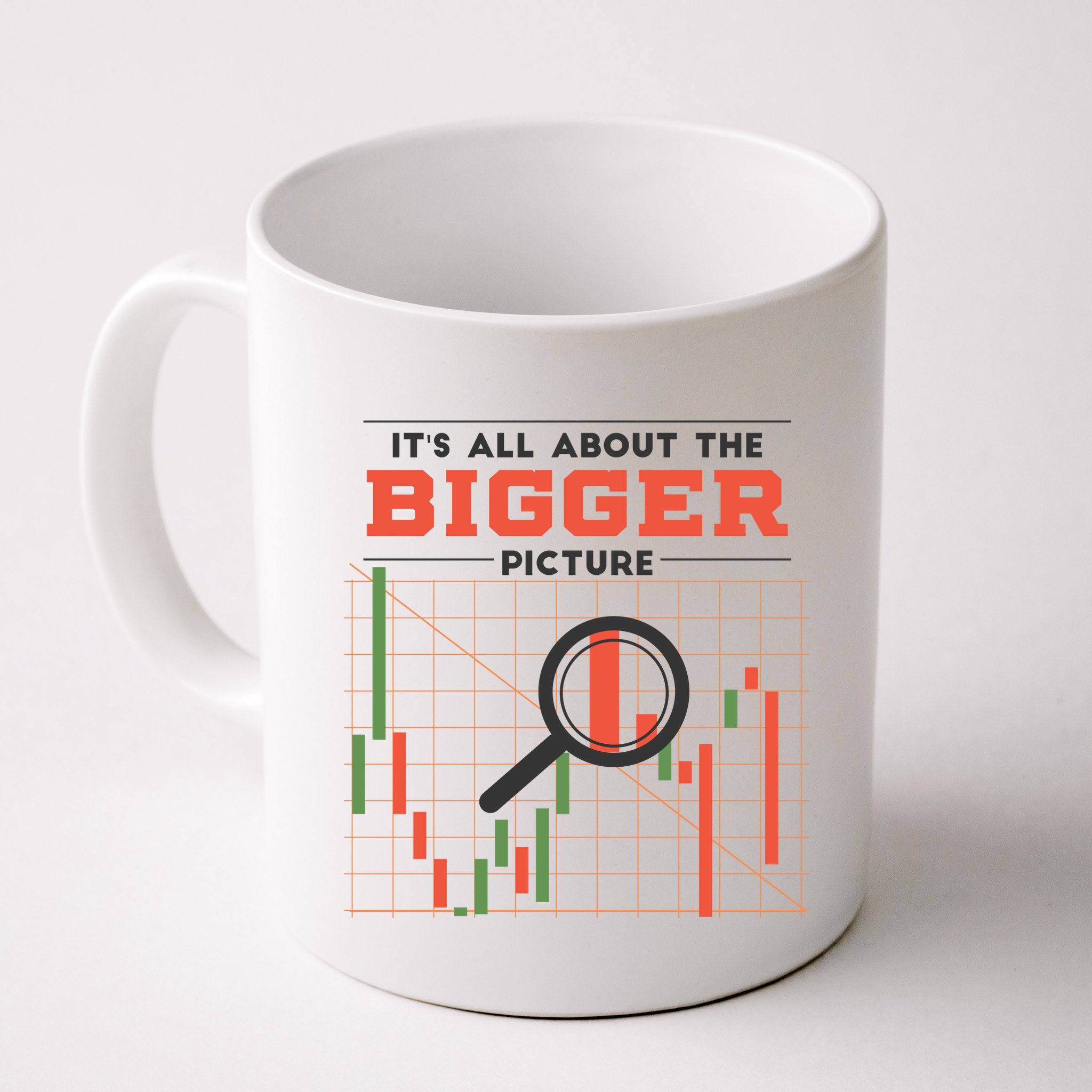 Stock Market Graph Bigger Picture Mug