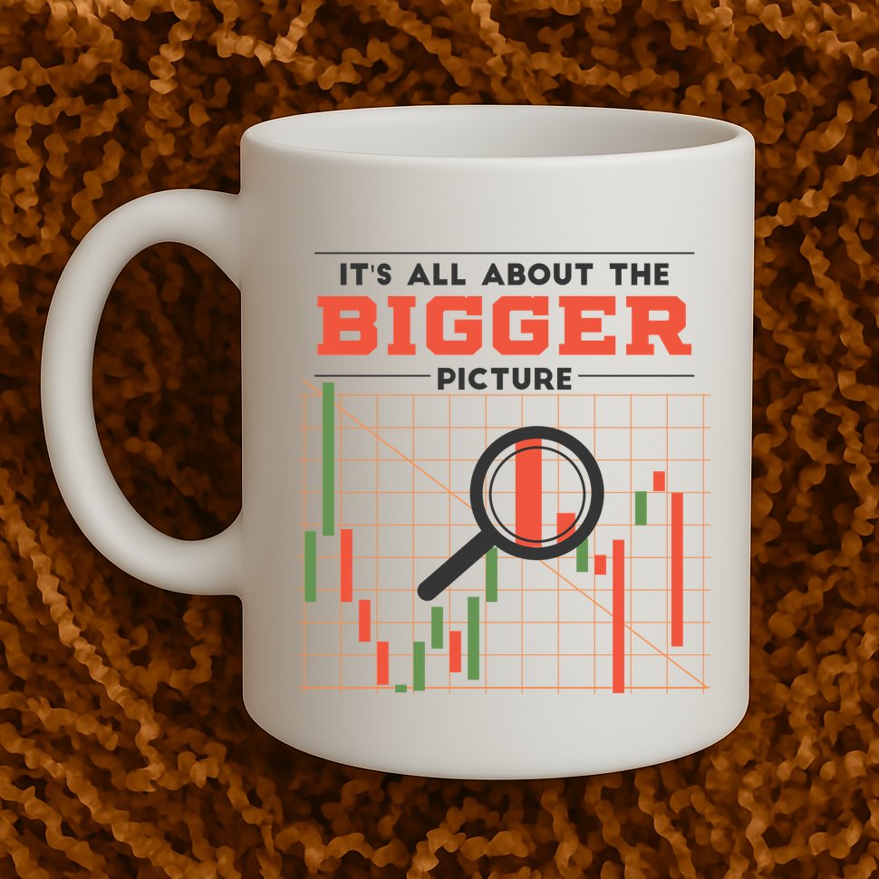 Stock Market Graph Bigger Picture Mug