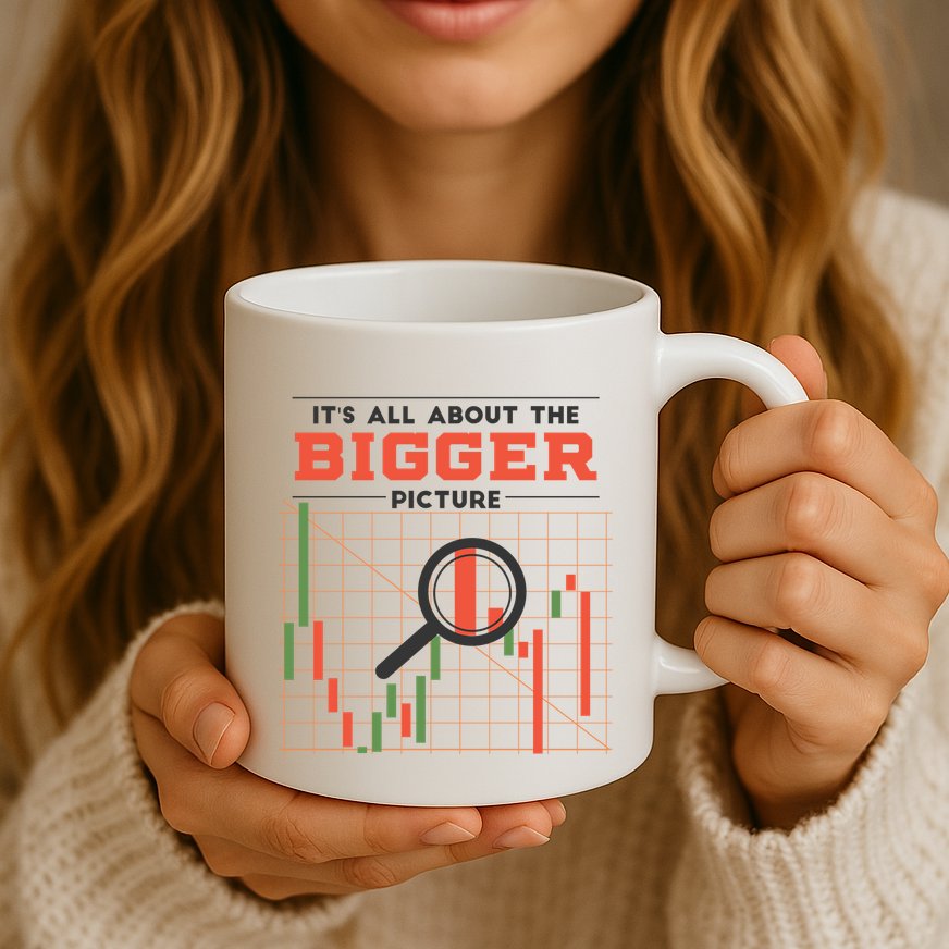 Stock Market Graph Bigger Picture Mug