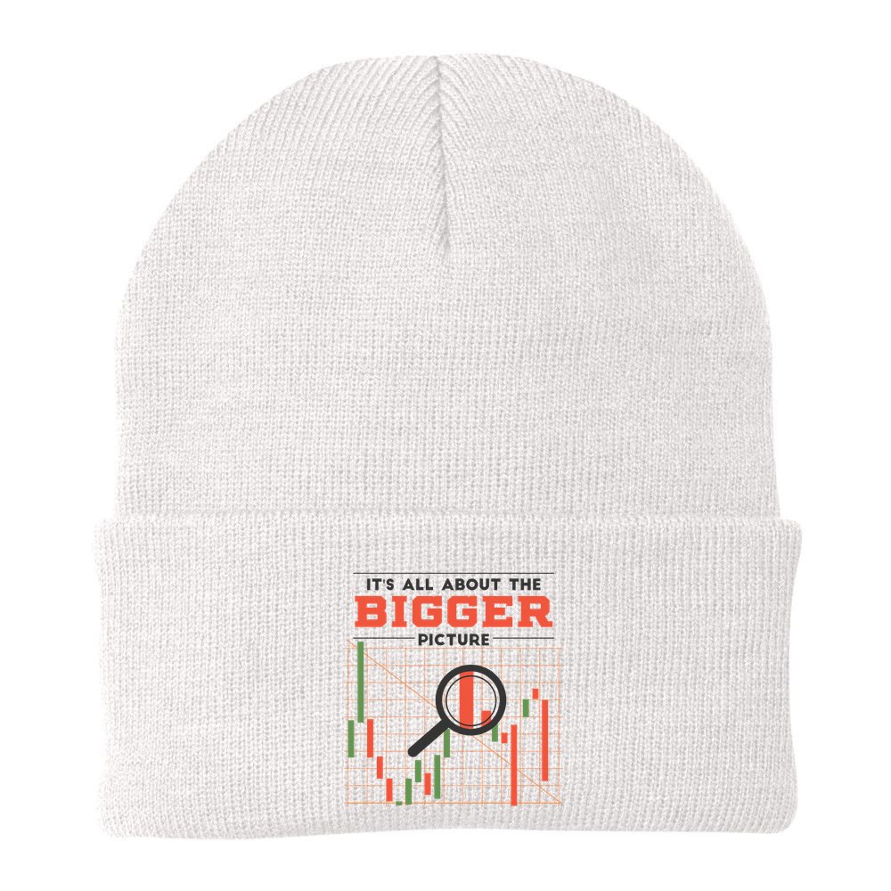 Stock Market Graph Bigger Picture Beanie