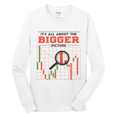 Stock Market Graph Bigger Picture Tall Long Sleeve T-Shirt