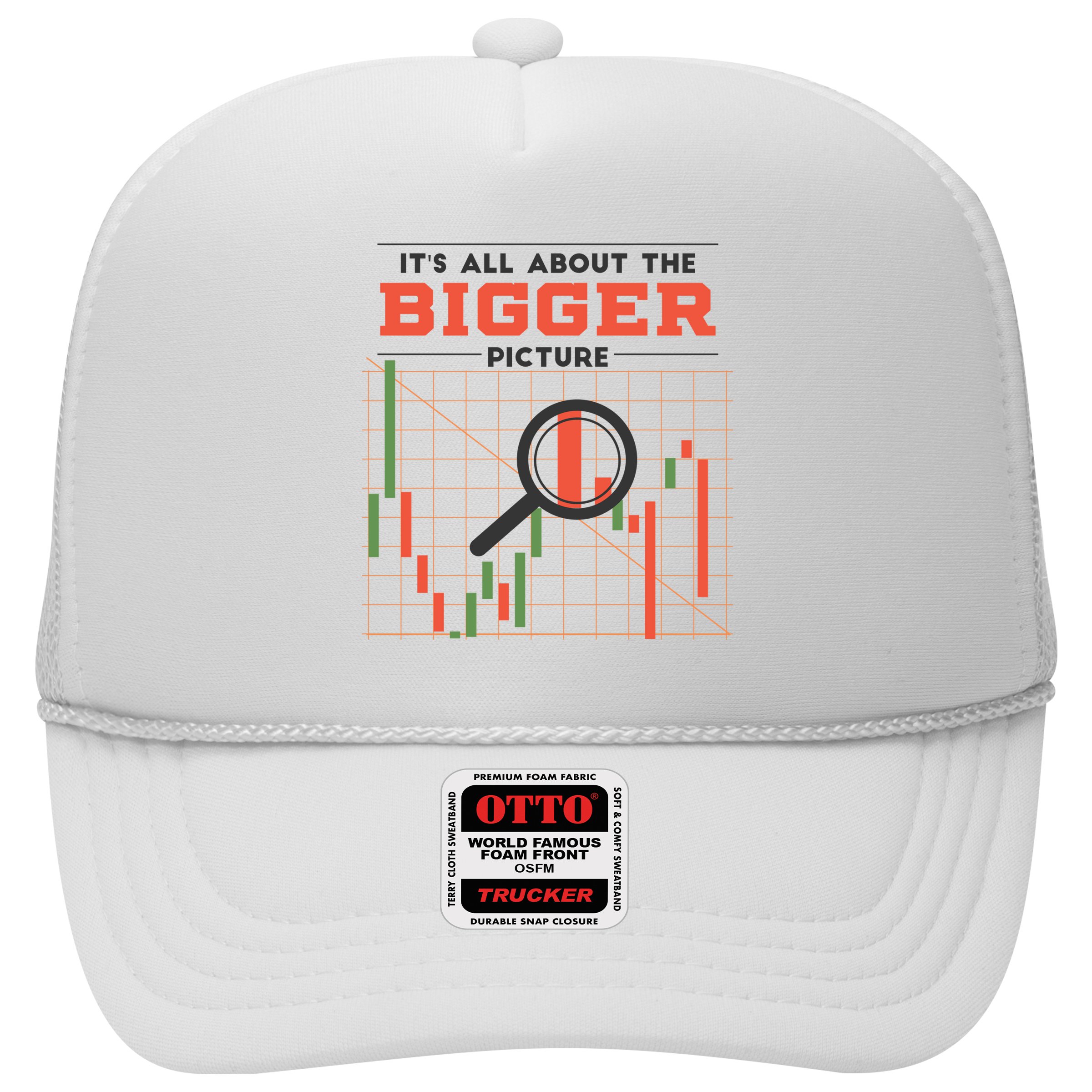 Stock Market Graph Bigger Picture Hat