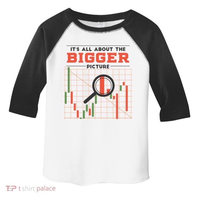 Stock Market Graph Bigger Picture Toddler Fine Jersey T-Shirt