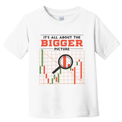 Stock Market Graph Bigger Picture Toddler T-Shirt