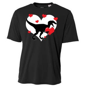 Stole My Heart Cute Dinosaur Cooling Performance Crew T-Shirt