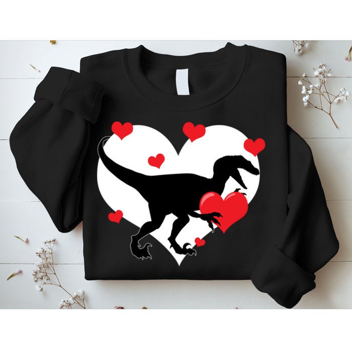 Stole My Heart Cute Dinosaur Sweatshirt