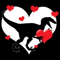 Stole My Heart Cute Dinosaur Sweatshirt