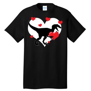 Stole My Heart Cute Dinosaur Tall T-Shirt