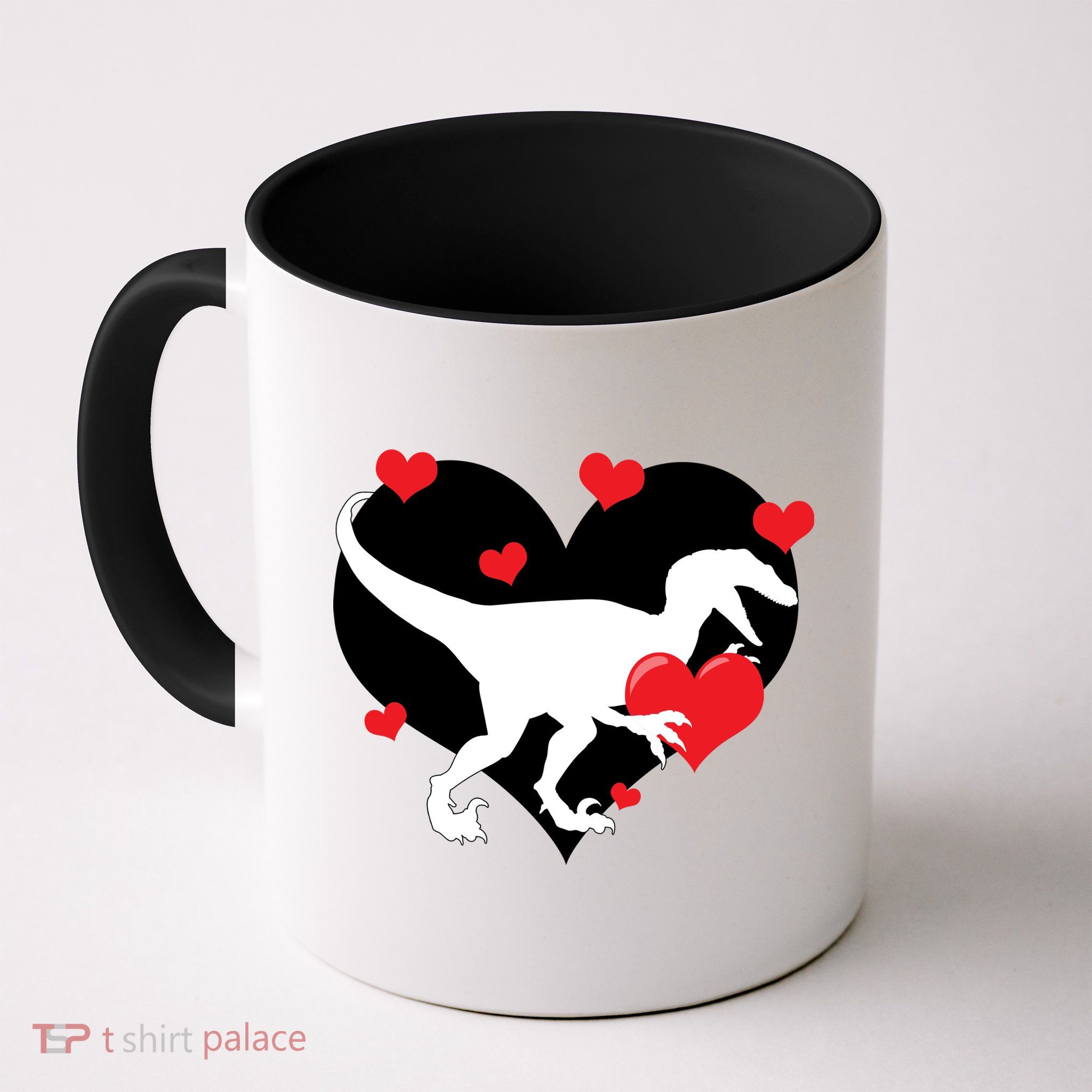 Stole My Heart Cute Dinosaur Mug