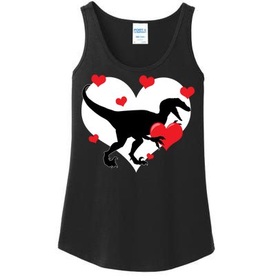 Stole My Heart Cute Dinosaur Ladies Essential Tank