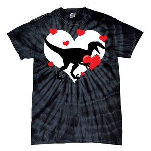 Stole My Heart Cute Dinosaur Tie-Dye T-Shirt