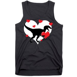 Stole My Heart Cute Dinosaur Tank Top