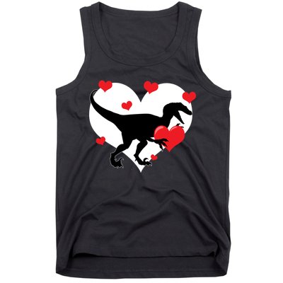 Stole My Heart Cute Dinosaur Tank Top