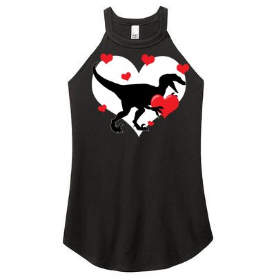 Stole My Heart Cute Dinosaur Women's Perfect Tri Rocker Tank