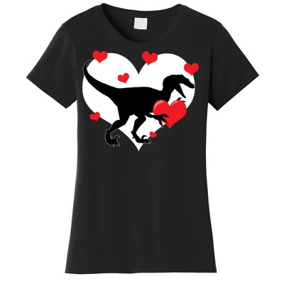 Stole My Heart Cute Dinosaur Women's T-Shirt