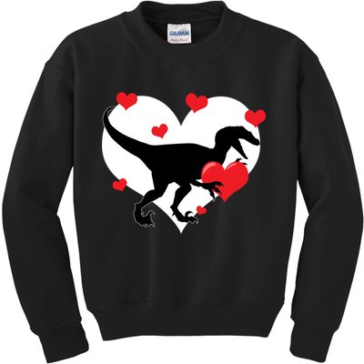 Stole My Heart Cute Dinosaur Kids Sweatshirt