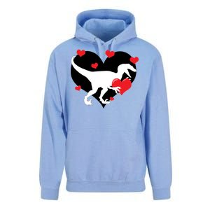 Stole My Heart Cute Dinosaur Unisex Surf Hoodie