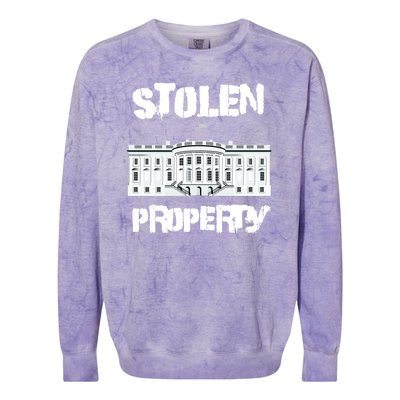 Stolen Property White House Colorblast Crewneck Sweatshirt