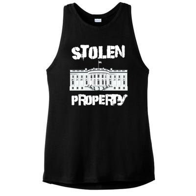 Stolen Property White House Ladies PosiCharge Tri-Blend Wicking Tank