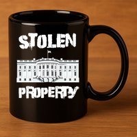 Stolen Property White House 11oz C Handle Ceramic Mug